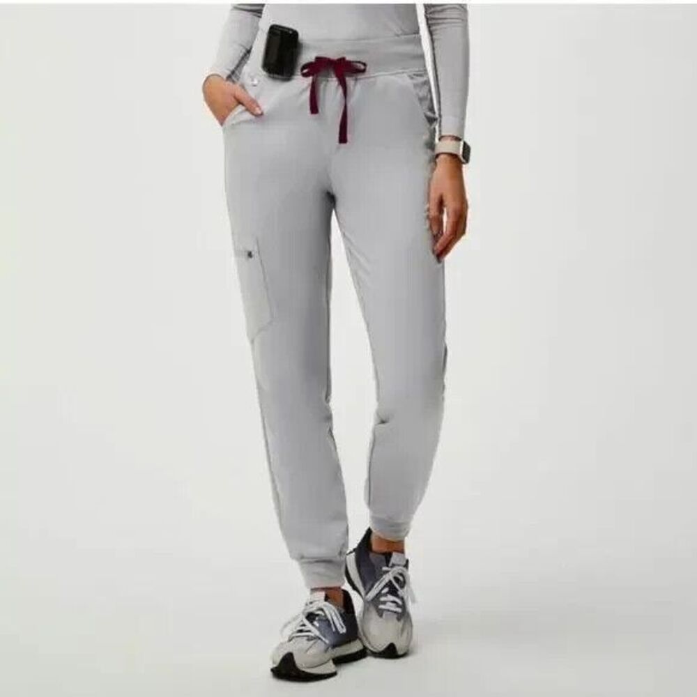 NWT FIGS ZAMORA 2.0 Jogger SCRUB PANTS Cement Gray Size 4XL‎  Regular